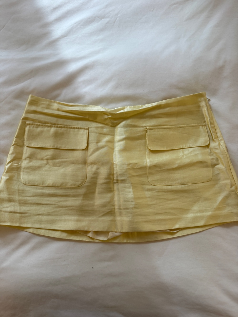 Reformation Calloway Yellow Skort